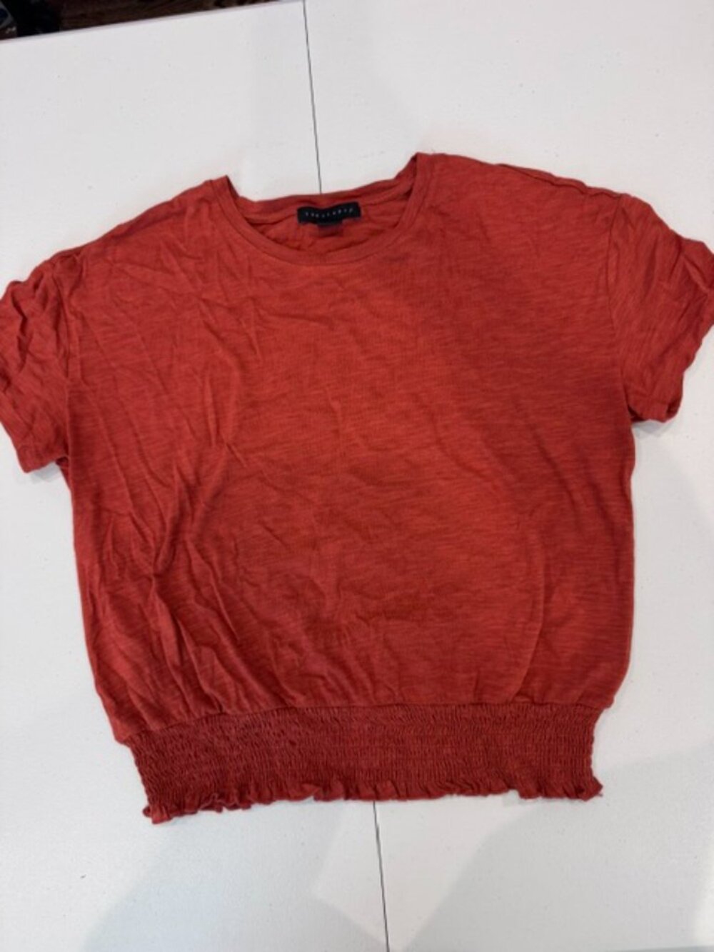 Sanctuary XL Orange Shirt